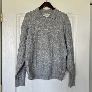 Abercrombie & Fitch Oversized Grey Sweater (M)